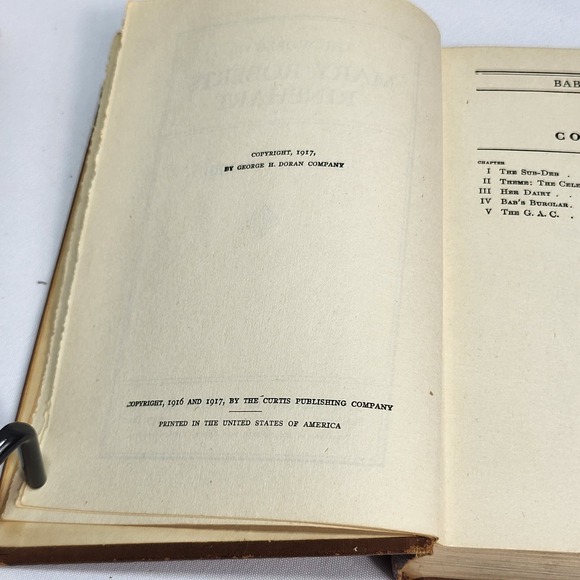 The Works of Mary Roberts Rinehart BAB: A Sub-Deb & Dangerous Days 1919 VTG HC - Picture 11 of 16